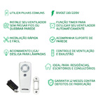 Controle Remoto Sem Fio Para Ventiladores De Teto Tron - PT-3