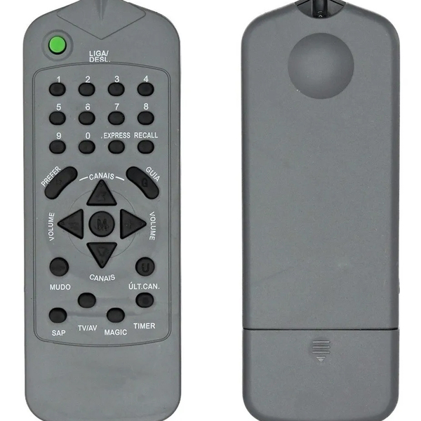 Controle Remoto Tv Tubo Philco Tp-2052  Tp-2053 Compatível