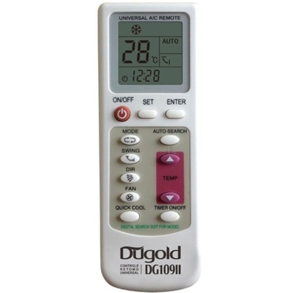 Controle Remoto Universal Para Ar Condicionado Dugold Dg109ll