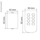 Controle Remoto Ventilador Ventax E Volare Single Light 110v