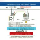 Controle Rotativo Ventilador E Lampada - Bivolt- Double