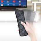 Controle Smart Am 100 Funções Mouse E Teclado Wireless Preto