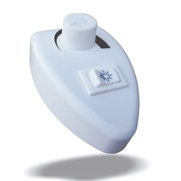 Controle Ventilador Sobrepor + 1 Interruptor Lampada Bivolt C