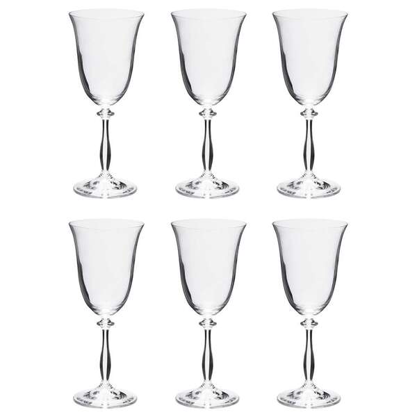 Conunto De Taças Para Vinho Com 6 Unidades Bohemia Incolor 25