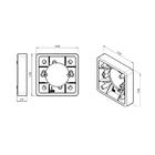 Conversor Acabamento De Descarga Cromado Quarter/flux Tigre