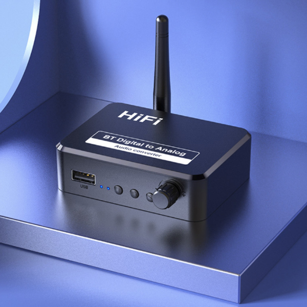 Conversor De Áudio Digital Analógico Bluetooth 5.0 Receptor
