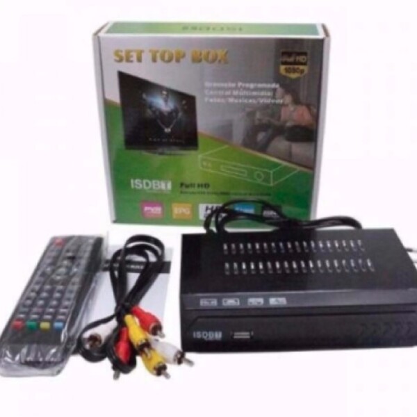 Conversor De Tv Digital Set Top Box Multimidia Com Gravador