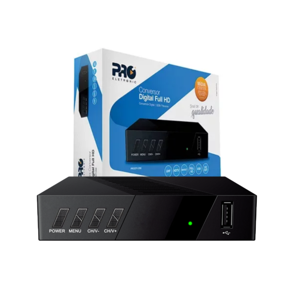 Conversor Digital Hdtv Com Gravador, Entrada Usb, Função Mult