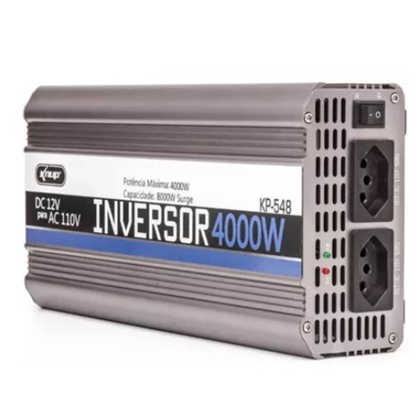 Conversor Inversor De Tensão 12v Para 110v Com 4000w