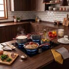 Cooktop 4 Bocas a Gás de Vidro Preto Bivolt BCT04A Britânia