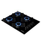 Cooktop 4 Bocas a Gás de Vidro Preto Bivolt BCT04A Britânia