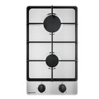 Cooktop 2 Bocas A Gás Brastemp Inox Com Trempe De Ferro Fundi