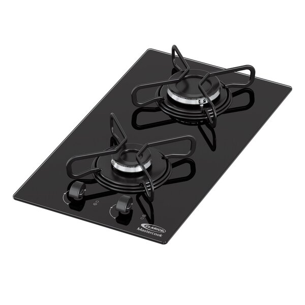 Cooktop 2 Bocas Acendimento Automático Be Preto