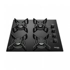 Cooktop 4 Bocas A Gás Bivolt Vitrum Itatiaia Preto