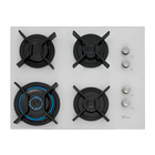Cooktop 4 Bocas a Gás com Acendimento Automático Vidro Branco Bivolt Infinity 26297-62936 Fischer