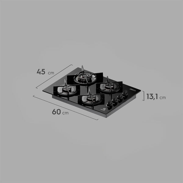 【user_80c0ed9cページ】 Cooktop 4 Bocas A Gás Electrolux Mesa Vidro Experience Tripla