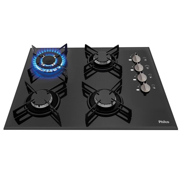 Cooktop 4 Bocas A Gás Philco Chef 4 Acendimento Automático Tr