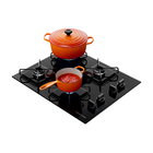 Cooktop 4 Bocas a Gás Automático Vidro Preto Bivolt BDD61BEUNA Brastemp