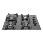Cooktop 4 Bocas a Gás Superautomático Vidro Preto Bivolt FG4404FVP Suggar