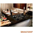 Cooktop 4 Bocas Brastemp Com Duplachama E Timer Touch - Bdt62