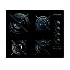 Cooktop 4 Bocas Brastemp Com Duplachama E Timer Touch - Bdt62