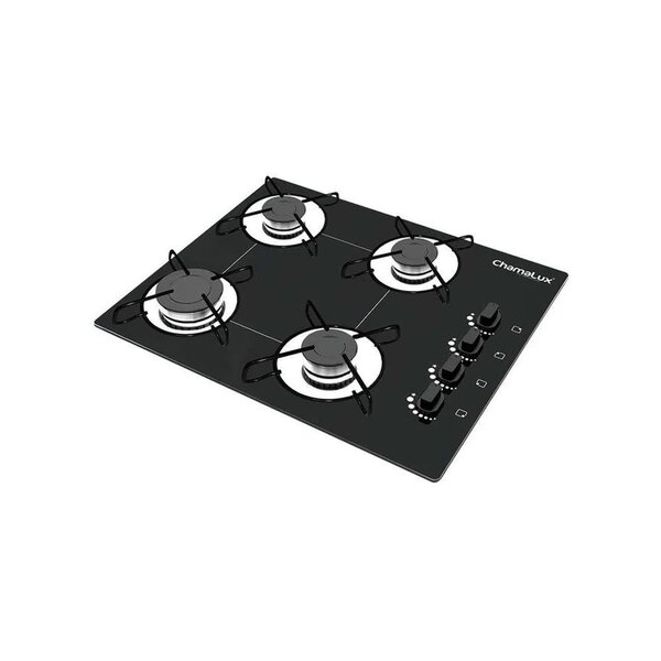 Cooktop 4 Bocas Chamalux Automático Preto Plus 599 Bivolt