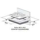 Cooktop 4 Bocas Chef Philco