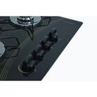 Cooktop 4 Bocas Premium Ultra Chama - Preto Mesclado