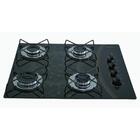 Cooktop 4 Bocas Premium Ultra Chama - Preto Mesclado