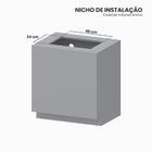 Cooktop 4 Bocas Venax Arena Preto/branco Gas Glp