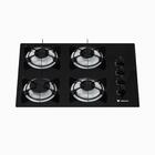 Cooktop 4 Bocas Venax Arena Preto/branco Gas Glp