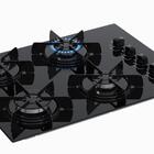 Cooktop 4 Bocas Venax Arena Preto/preto Gas Glp