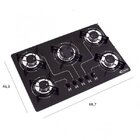 Cooktop 5 Bocas A Gás Clarice Mega Chama Preto – Bivolt