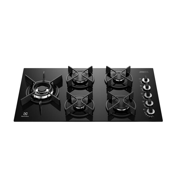 Cooktop 5 Bocas A Gás Electrolux Mesa Vidro Expert Chamapreci