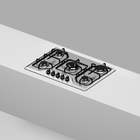 Cooktop 5 Bocas a Gás com Grades Duplas de Ferro Fundido Automático Inox Bivolt Experience KE5XC Electrolux