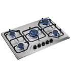 Cooktop 5 Bocas a Gás com Grades Duplas de Ferro Fundido Automático Inox Bivolt Experience KE5XC Electrolux