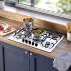 Cooktop 5 Bocas a Gás com Grades Duplas de Ferro Fundido Automático Inox Bivolt Experience KE5XC Electrolux