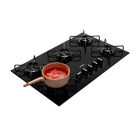 Cooktop 5 Bocas a Gás com Chama Suave Automático Vidro Preto Bivolt CD075BEUNA Consul