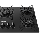 Cooktop 5 Bocas a Gás com Mega Chama Automático Vidro Preto Bivolt CDS75AEUNA Consul
