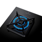 Cooktop 5 Bocas a Gás Automático Vidro Preto Bivolt Eclipse BDS85AEUNA Brastemp