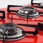 Cooktop 5 Bocas Askoi Vermelho a Gás GLP Superautomático