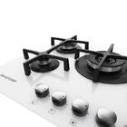 Cooktop 5 Bocas Brastemp Branco Com Duplachama E Trempe Com F
