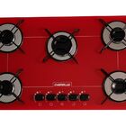 Cooktop 5 Bocas Chamalux Ultra Chama Em Arame - Vermelho Bivo