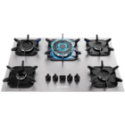 Cooktop 5 Bocas Com Queimador Tripla Chama Bivolt Branco Muel
