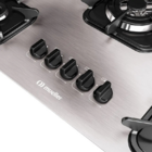 Cooktop 5 Bocas Com Queimador Tripla Chama Bivolt Branco Muel
