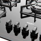 Cooktop 5 Bocas Dako Diplomata Mesa  De Vidro Preto Bivolt