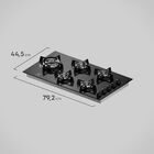 Cooktop 5 Bocas Electrolux A Gás Com Tripla Chama (ke5td) Biv