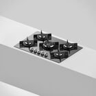 Cooktop 5 Bocas Electrolux A Gás Prata Com Tripla Chama E Gra