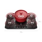 Cooktop 5 Bocas Electrolux Preto A Gás Glp - Gc70v