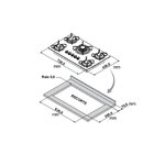 Cooktop 5 Bocas Essencial Á Gás Tripla Chama Bivolt Itatiaia